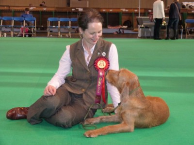 Crufts 2012 Best Bitch in Breed - Bitch Challenge Certificate